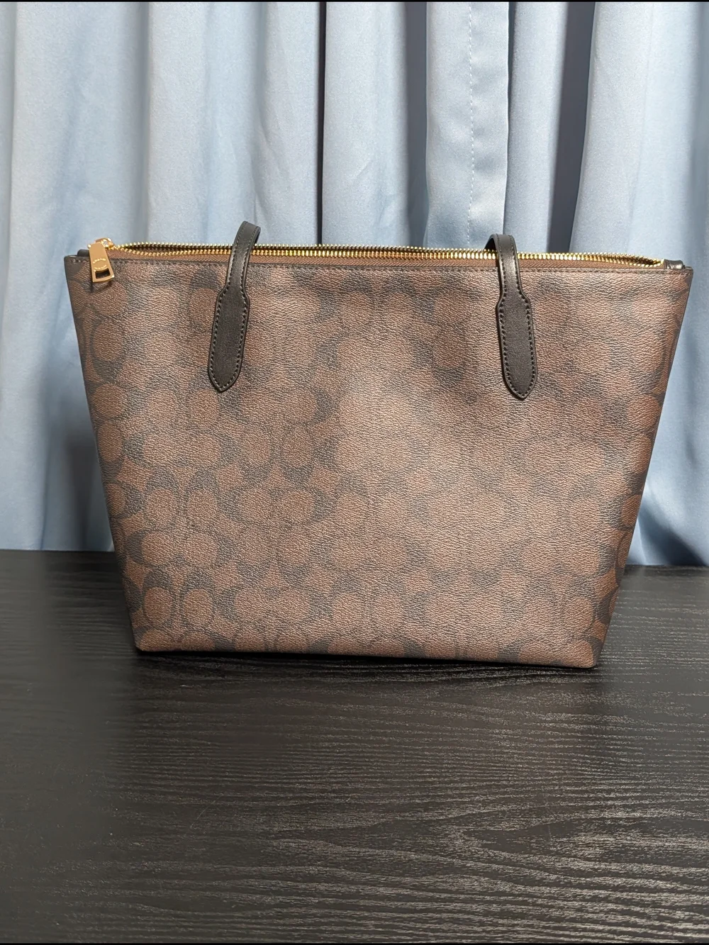 Coach Signature Zip Top Tote & Wallet Gift Set  "NWT" - Picture 8 of 9